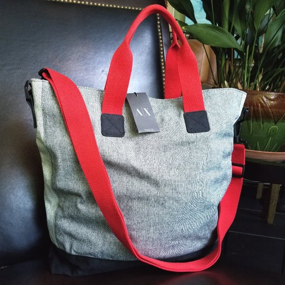 A/X Armani Exchange Other - Armani Limited Edition Grey Canvas Messenger Bag
